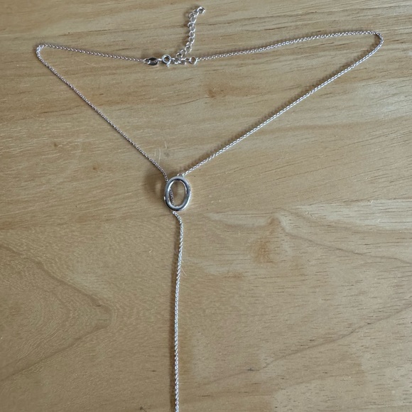 Sterling Silver Pearl Drop Necklace - Picture 2 of 2